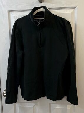 Joseph Abboud Dark Green Half-Zip Pullover